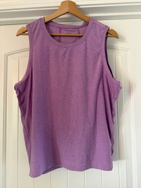 Jockey Lavender Wide-Arm Muscle Tank